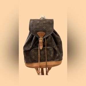 Vintage Louis Vuitton Monogram Montsouris Backpack